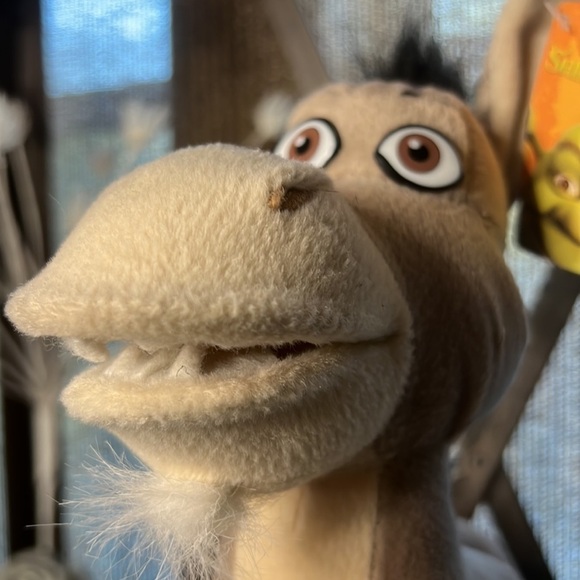 Shrek 2 Donkey 10'' Plush Nanco Dreamworks 2004 Stuffed Animal Plush Toy - Picture 4 of 9